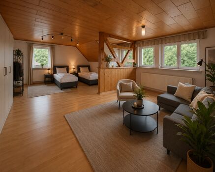 Gemütliche 4,5-Zimmer-Wohnung für bis zu 6 Personen Bild 1 Gemütliche 4,5-Zimmer-Wohnung für bis zu 6 Personen Bild 1