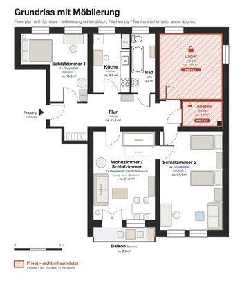 Zentrale Unterkunft in Berlin für Pendler & Handwerker – 3 Zimmer & WLAN Bild 2 Zentrale Unterkunft in Berlin für Pendler & Handwerker – 3 Zimmer & WLAN Bild 2