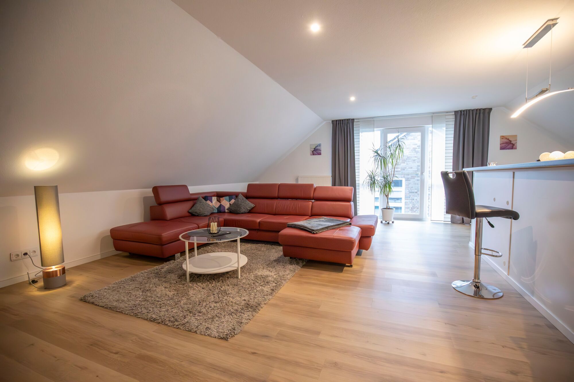 Wohnzimmer mit Schlafsofa Wohnzimmer mit Schlafsofa