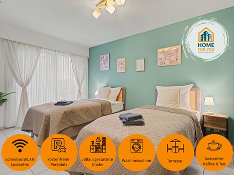 HOME FOR YOU I 4-Bettzimmer für 4 Personen I Rhede Bild 1 HOME FOR YOU I 4-Bettzimmer für 4 Personen I Rhede Bild 1