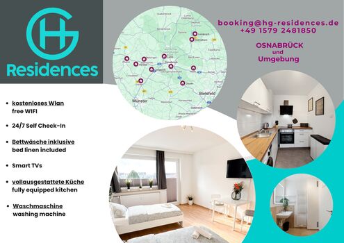 Moderne Apartments in Osnabrück✴️✴️✴️✴️✴️ 5/5 Bild 1 Moderne Apartments in Osnabrück✴️✴️✴️✴️✴️ 5/5 Bild 1