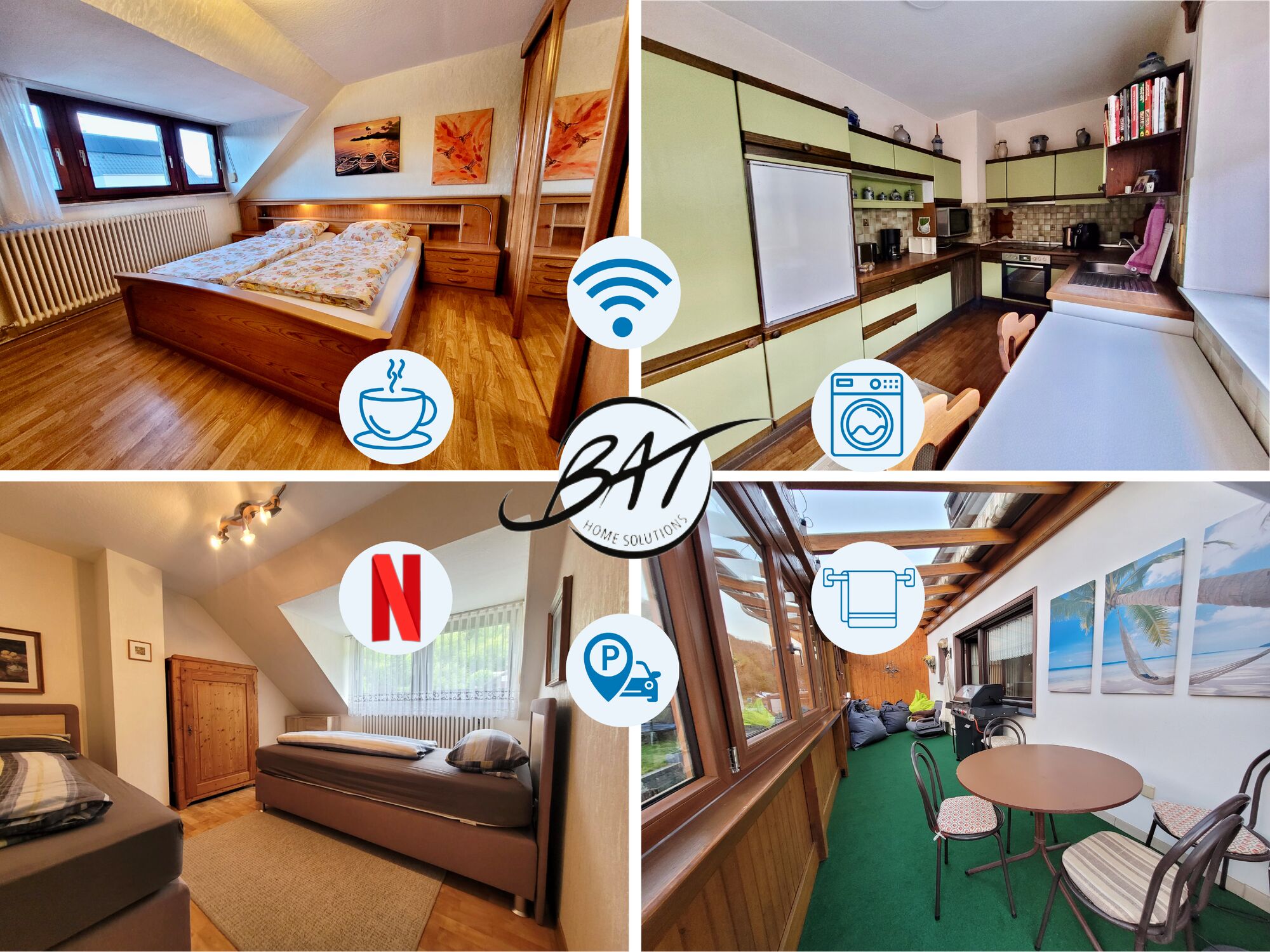 Deine Ferienwohnung in Trier: Komfort von Schlafzimmer bis Wintergarten. Deine Ferienwohnung in Trier: Komfort von Schlafzimmer bis Wintergarten.