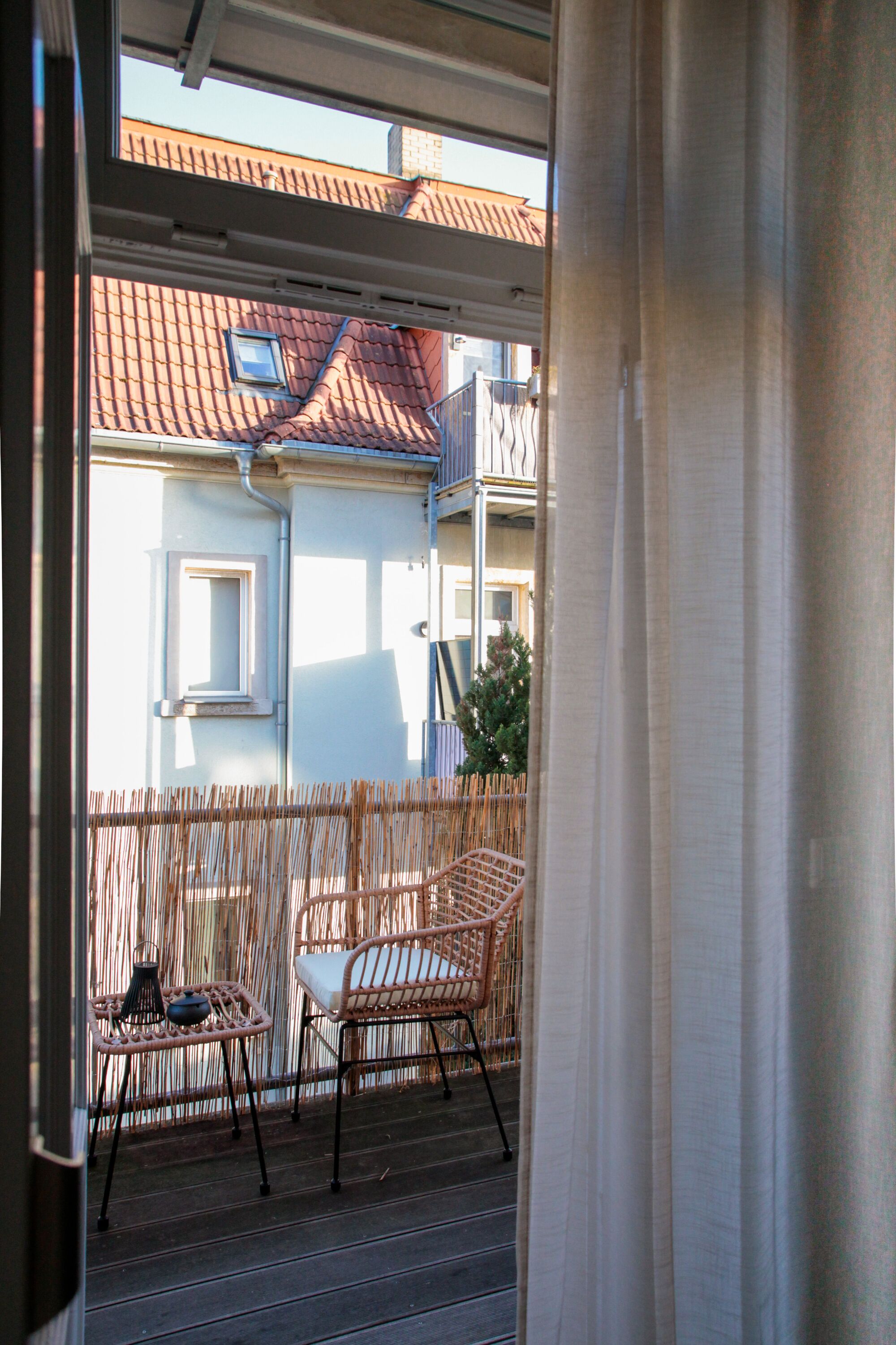Gemütlicher Balkon - Monteurzimmer Unterkunft Dresden Gemütlicher Balkon - Monteurzimmer Unterkunft Dresden