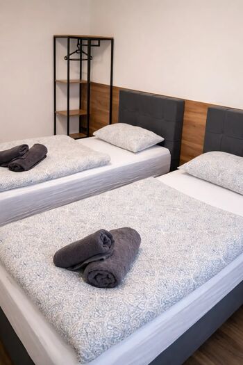 4-Bett-Apartments Komfort, Schlafzimmer 4-Bett-Apartments Komfort, Schlafzimmer
