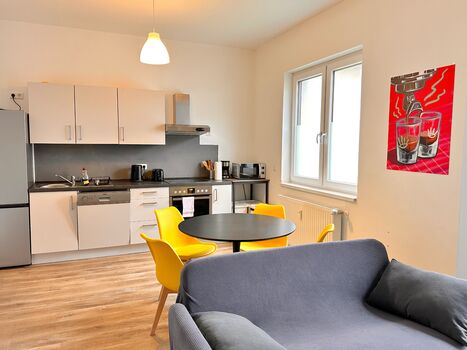 Küche und Wohnzimmer Küche und Wohnzimmer