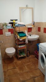 Bad 2 mit WC und Waschbecken und Waschmasachine Bad 2 mit WC und Waschbecken und Waschmasachine