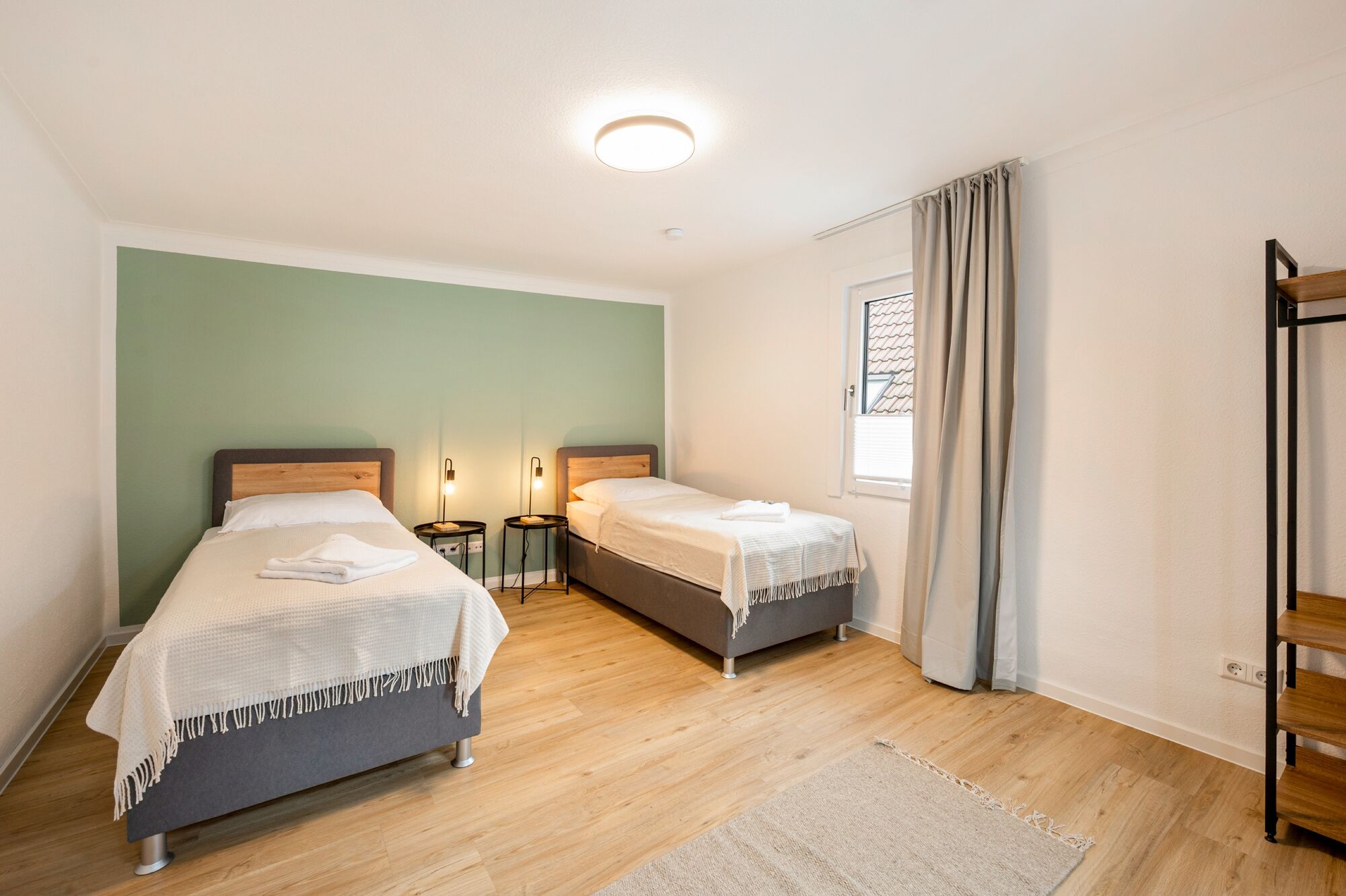 Schlafzimmer mit zwei Einzelbetten Schlafzimmer mit zwei Einzelbetten