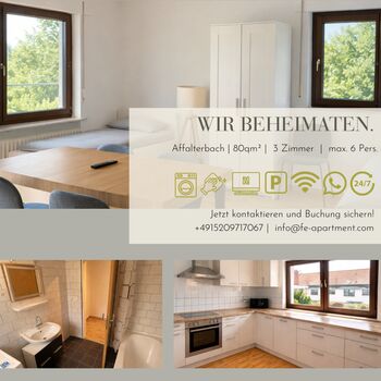 F&E // Gepflegte Unterkunft in Affalterbach mit Balkon Bild 1 F&E // Gepflegte Unterkunft in Affalterbach mit Balkon Bild 1