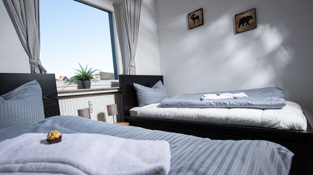 Schönes Licht und helle Räume