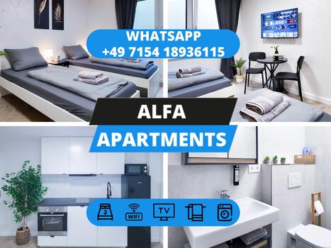 Mikro-Apartment mit 2 Einzelbetten, Küche & Bad / 2 beds, own kitchen & bathroom