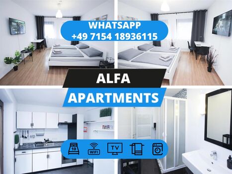 ALFA APARTMENTS / Stuttgart / Ludwigsburg - SOFORT VERFÜGBAR