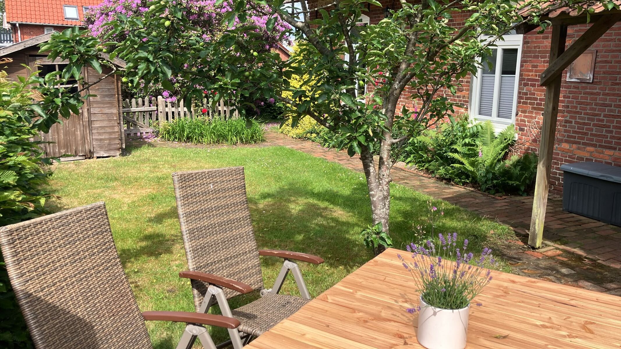 Sitzecke im Garten