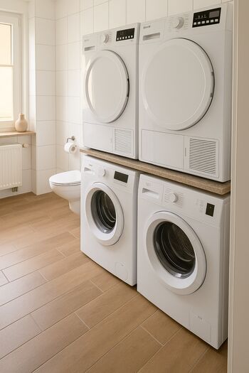 Waschmaschine und Wäschetrochner