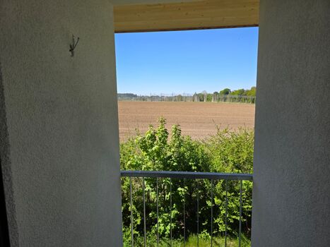 Blick aus dem Balkon