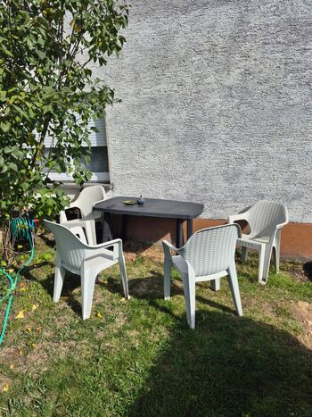 Sitzplatz im Garten bei Wohnung 1