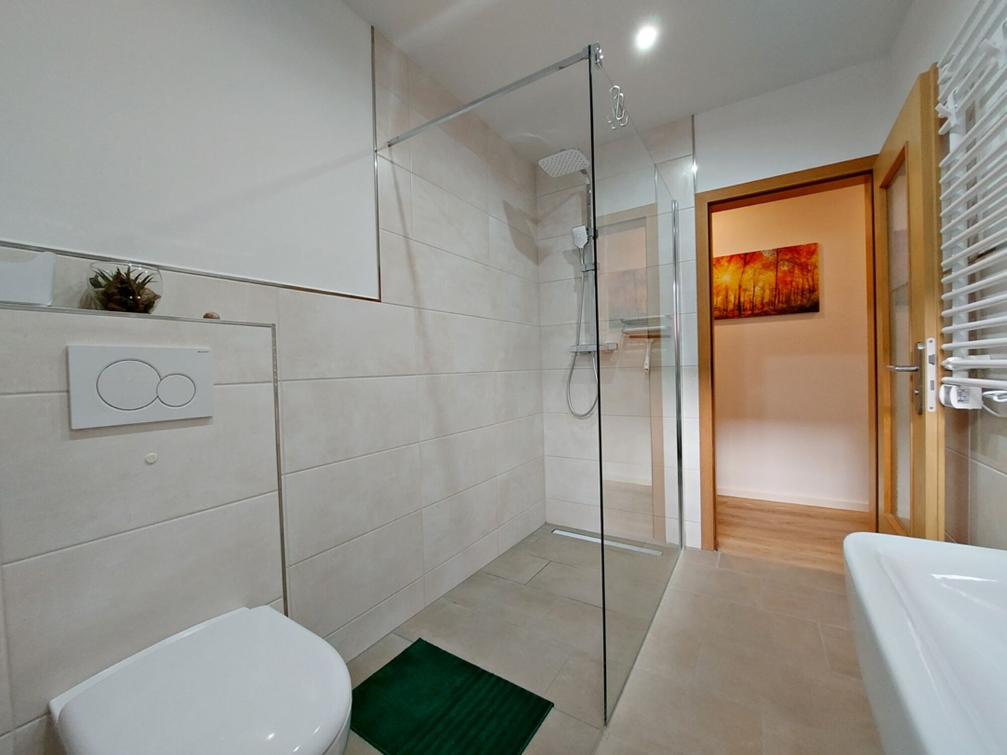 Begehbare Dusche