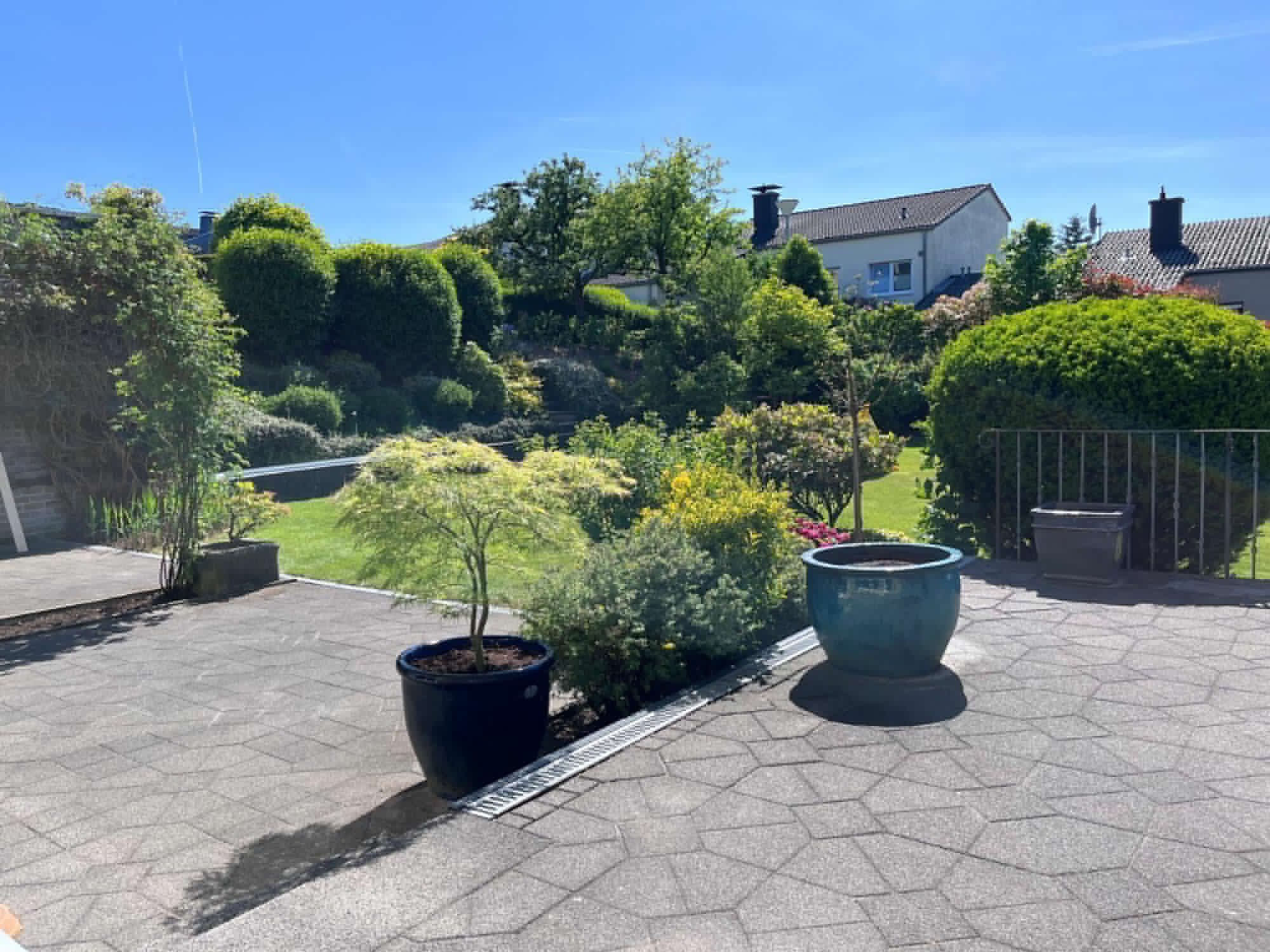 Gepflegte Gartenanlage
