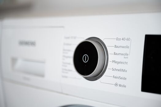 Waschraum mit Waschmaschinen