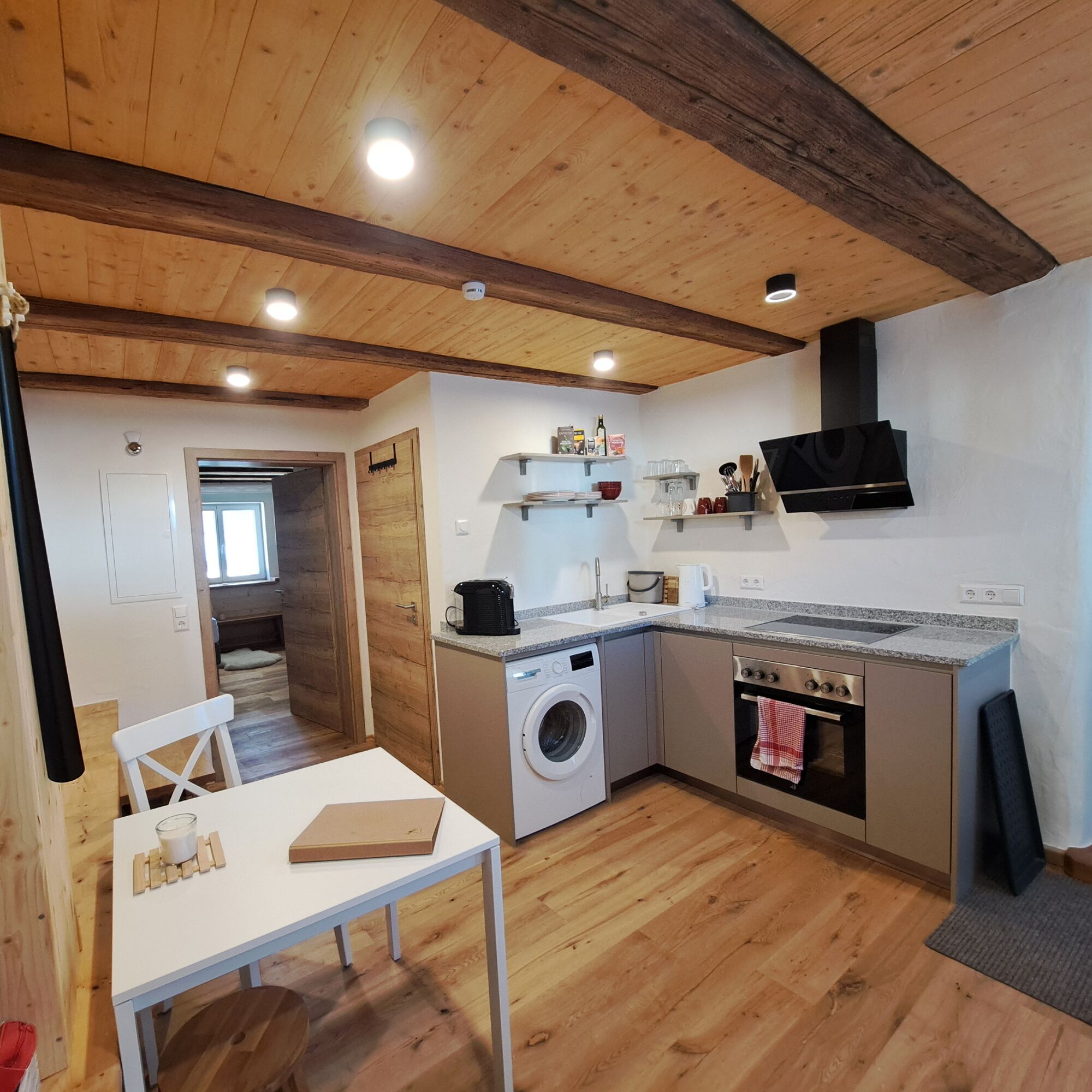 Ferienwohnung Küche mit Waschmaschine