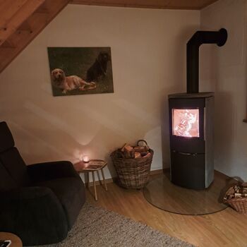 Ferienhaus gemütliche Zeit vor dem Ofen