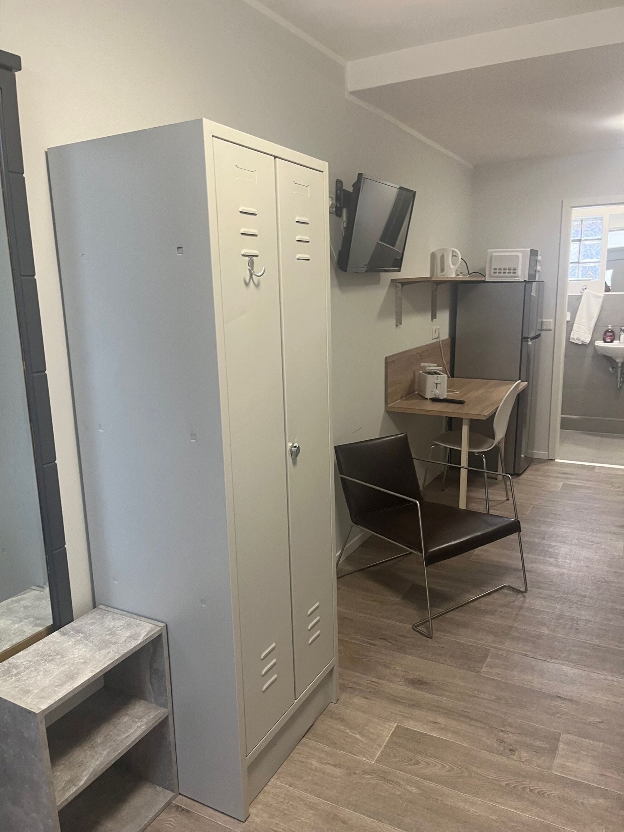 Geschlossene Kleiderschränke