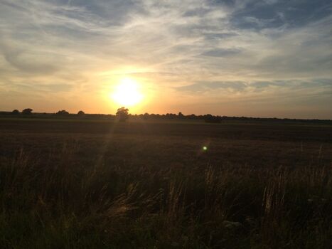 Gudowe Sonnenuntergang