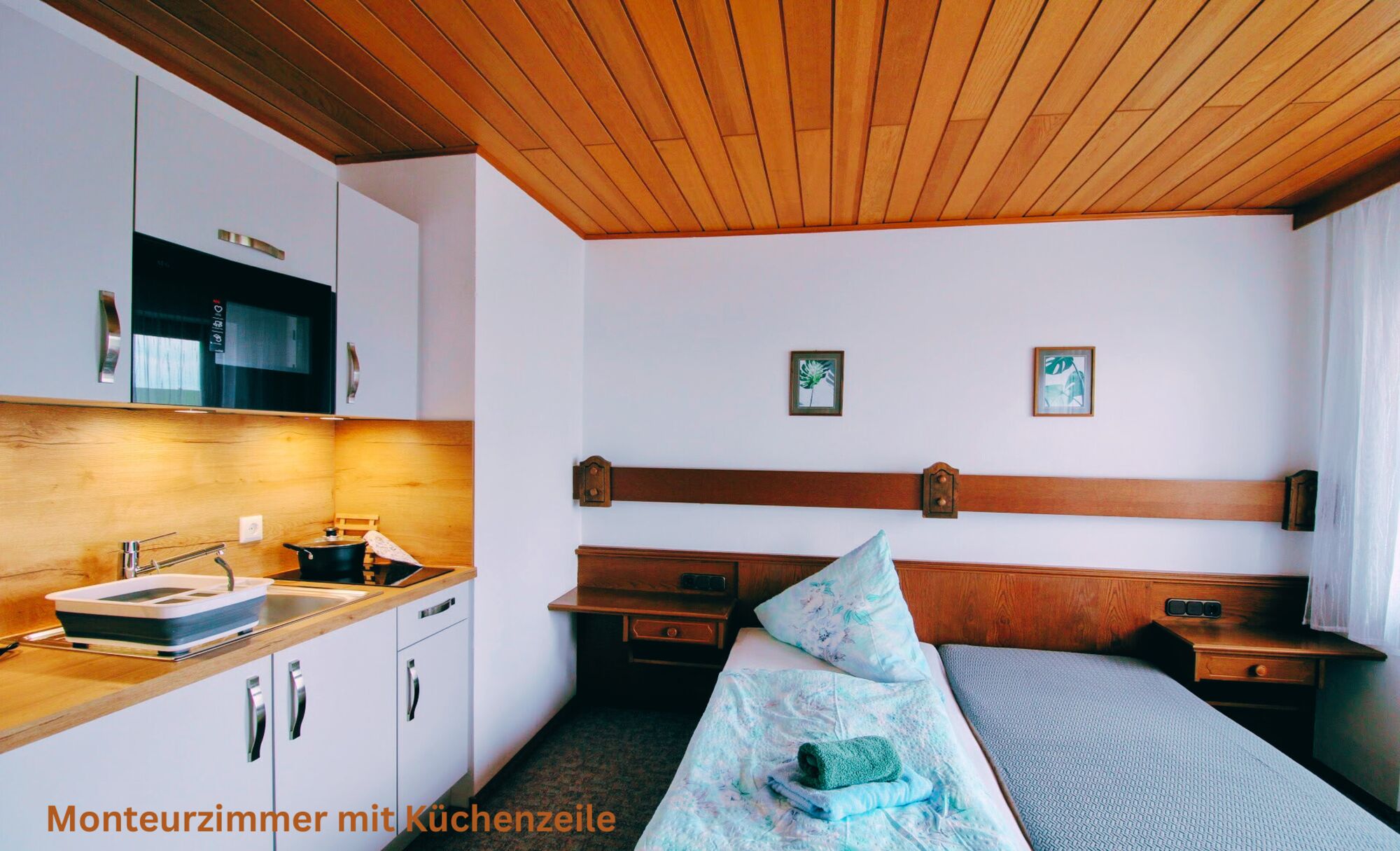 Monteurzimmer mit Küchenzeile