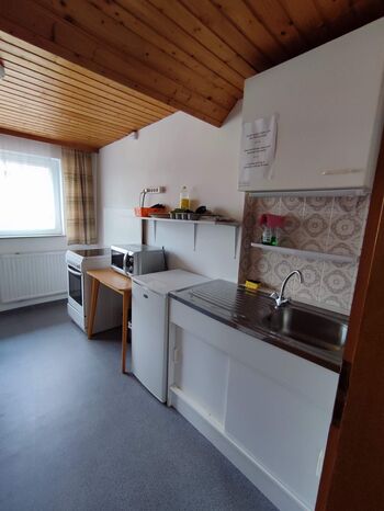 Monteurwohnung / Worker's housing kitchen