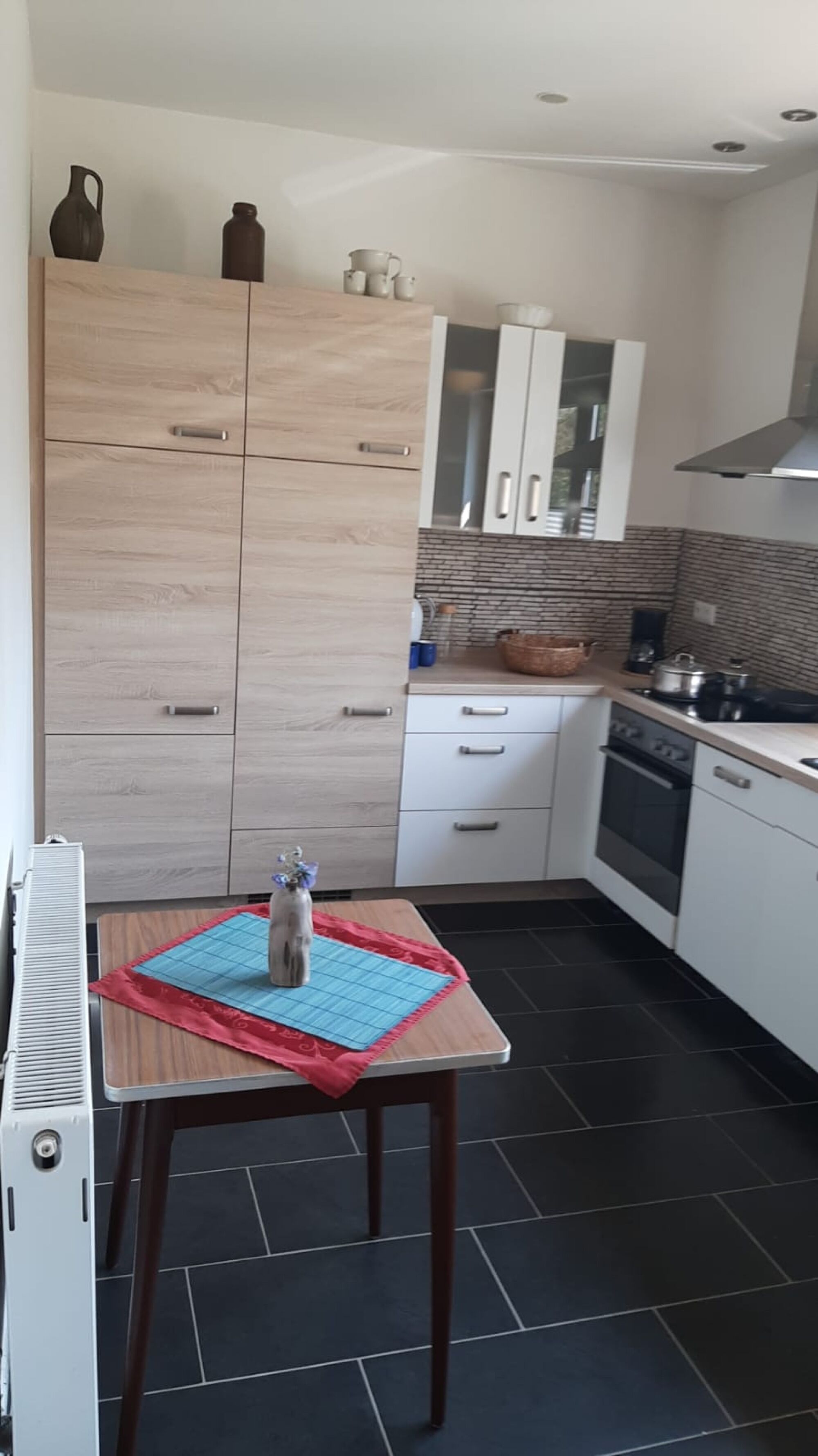 Küche in der Ferienwohnung/Monteurwohnung