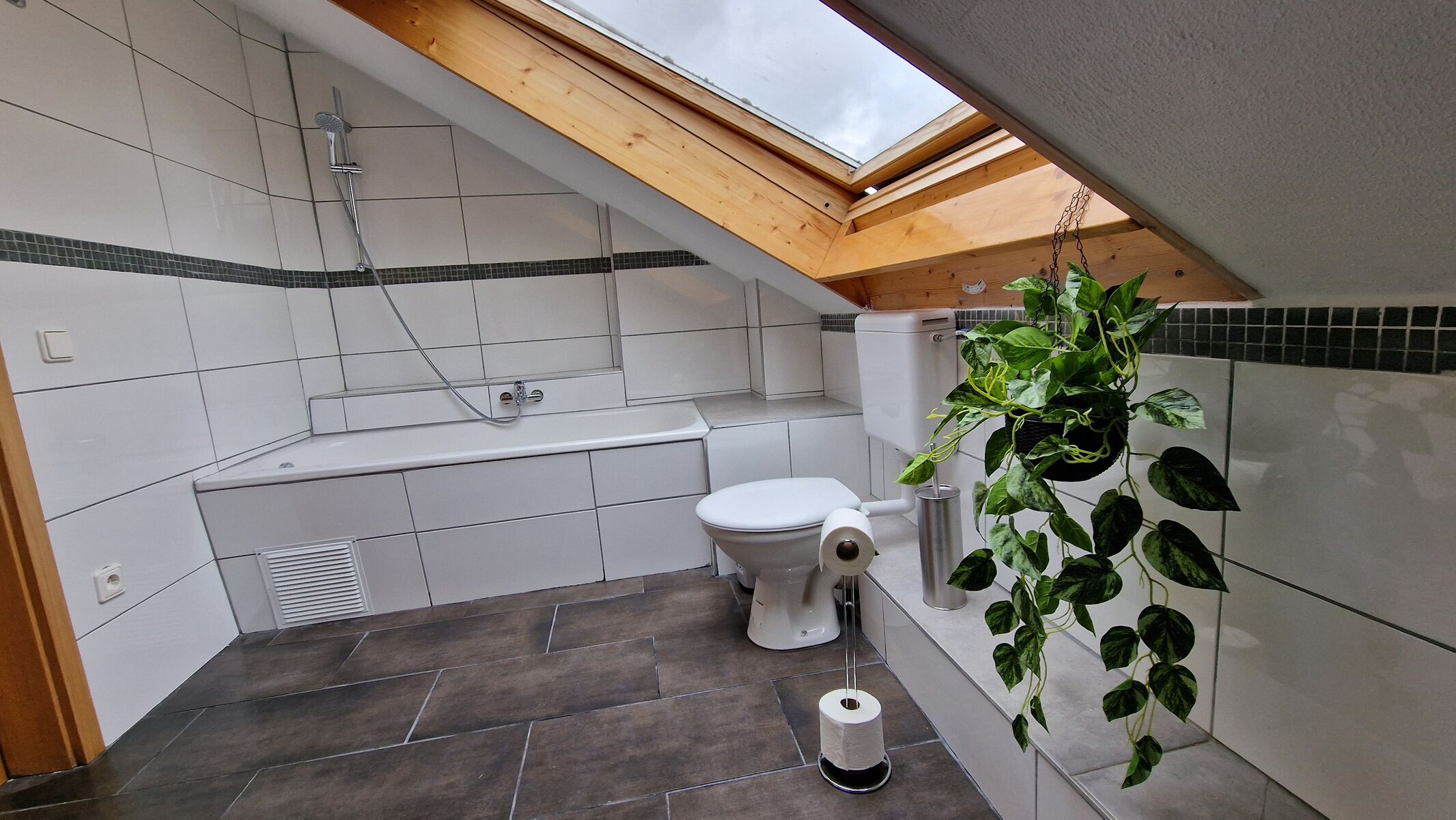 Wanne mit Duschmöglichkeit