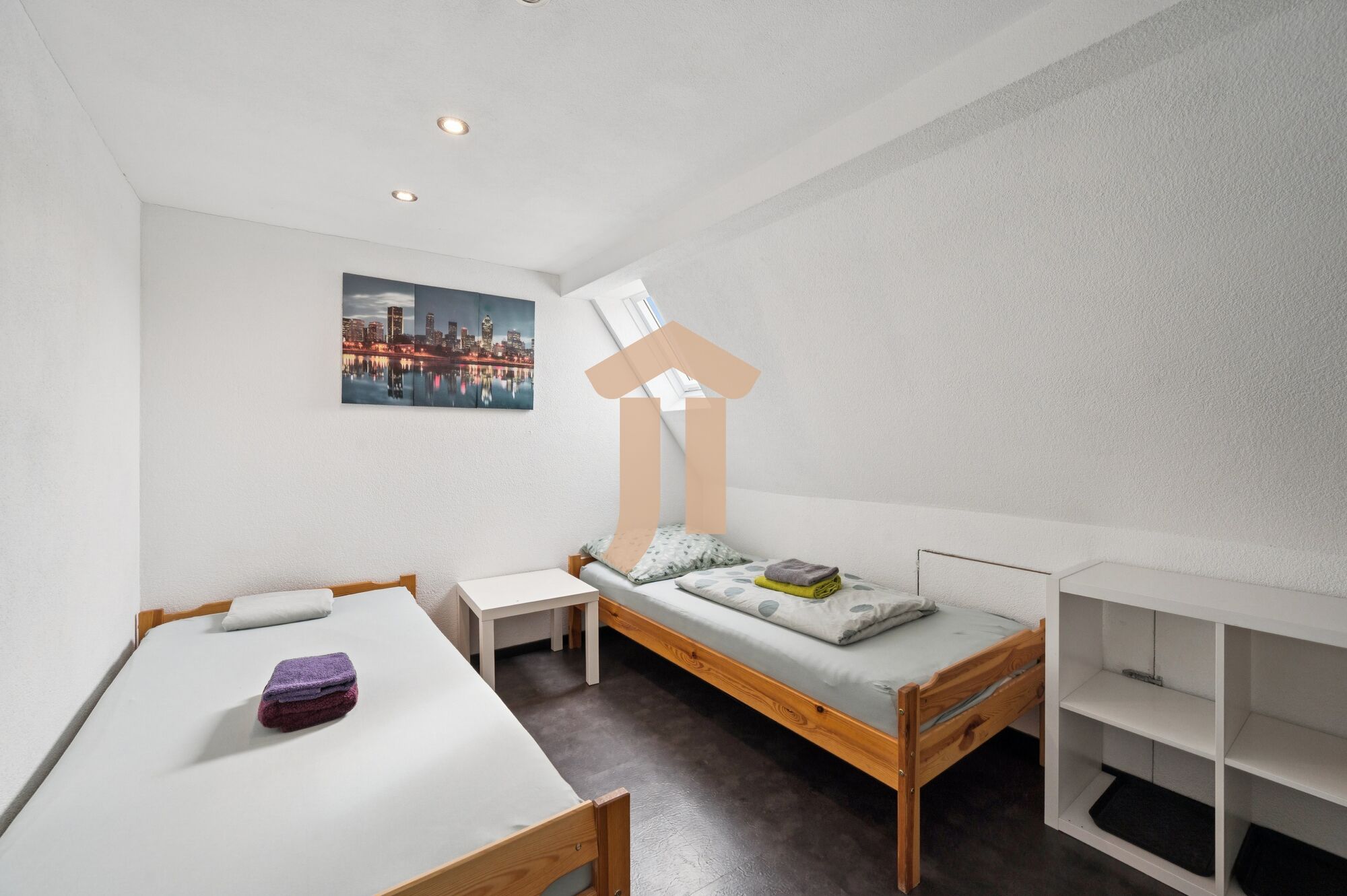 Schlafzimmer 2 mit 2 Betten