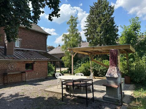 überdachter Grillplatz