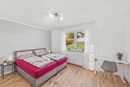 Flexibles Schlafzimmer – als Doppelbett oder 2 Einzelbetten nutzbar