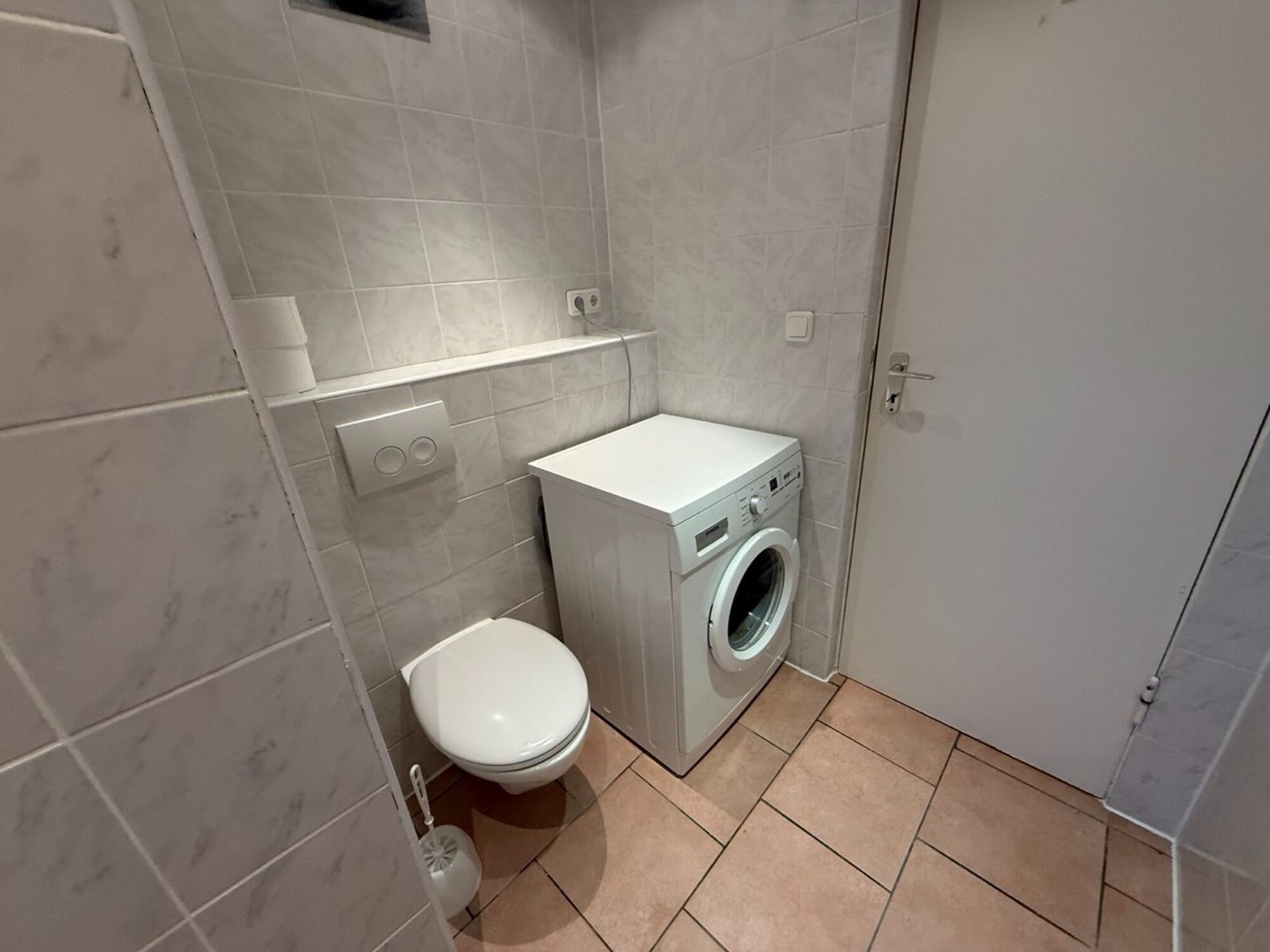 Waschmaschine und WC