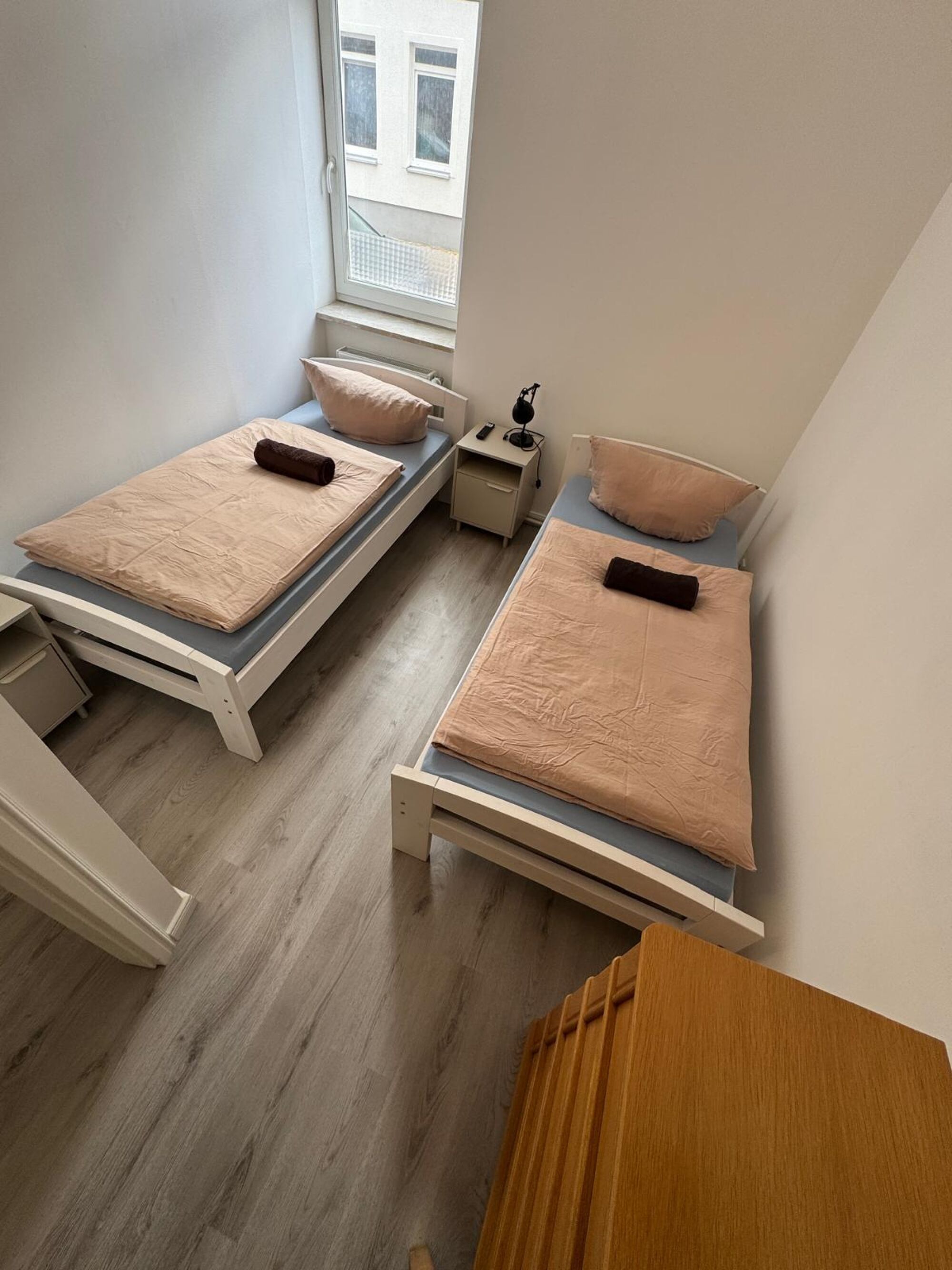 Schlafzimmer mit 2 Einzelbetten