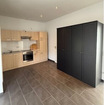 Küche und Schrank