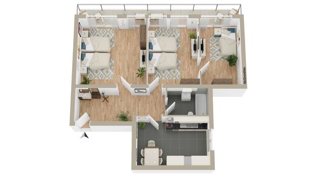 CosyHomes24 (MH06) • Stellplatz • Balkon • City Foto 3
