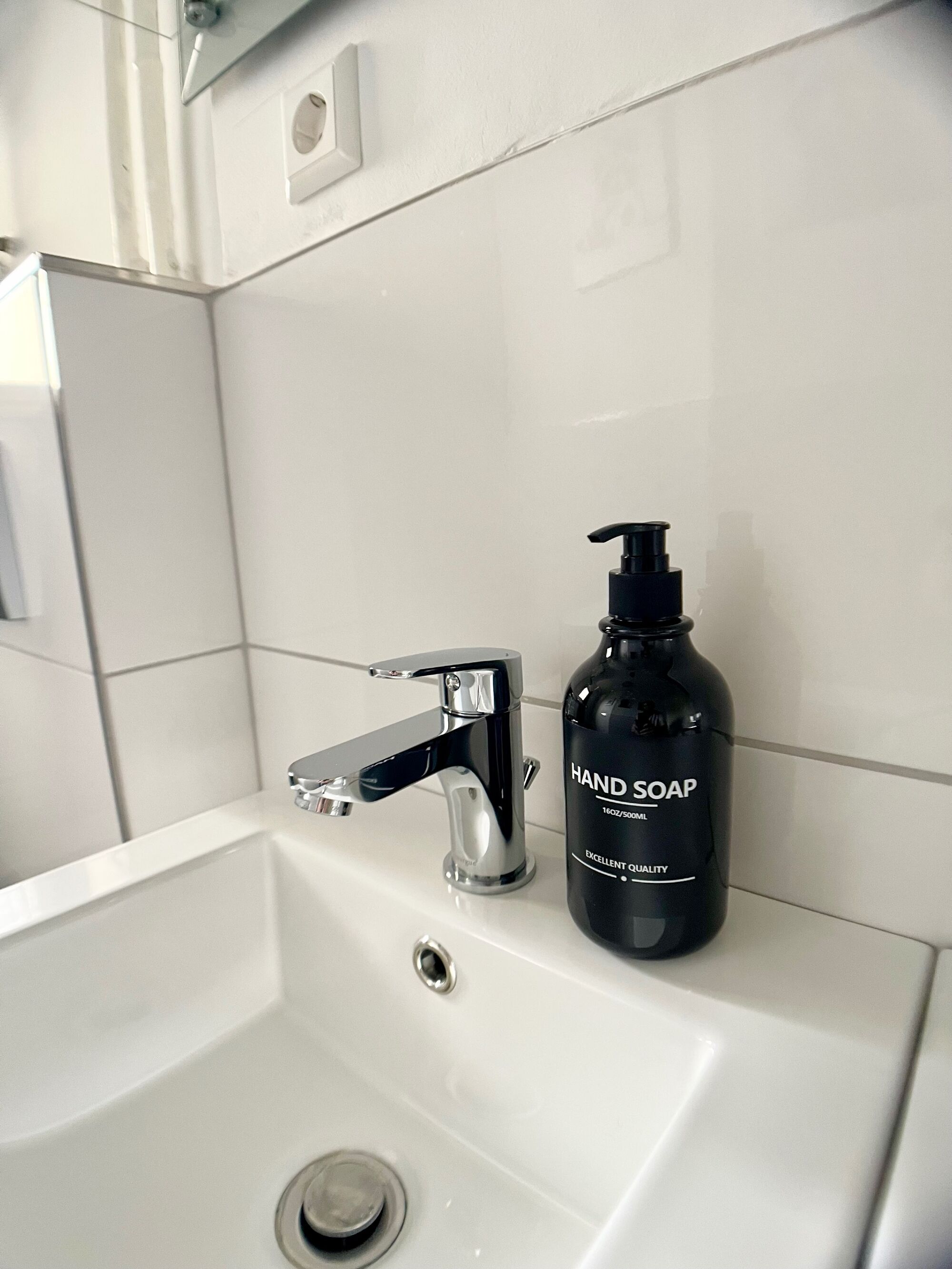 Handseife und Duschgel vorhanden