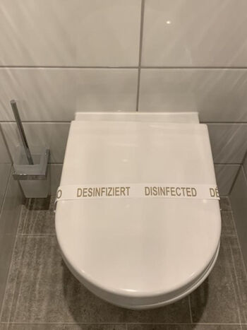 Desinfiziert
