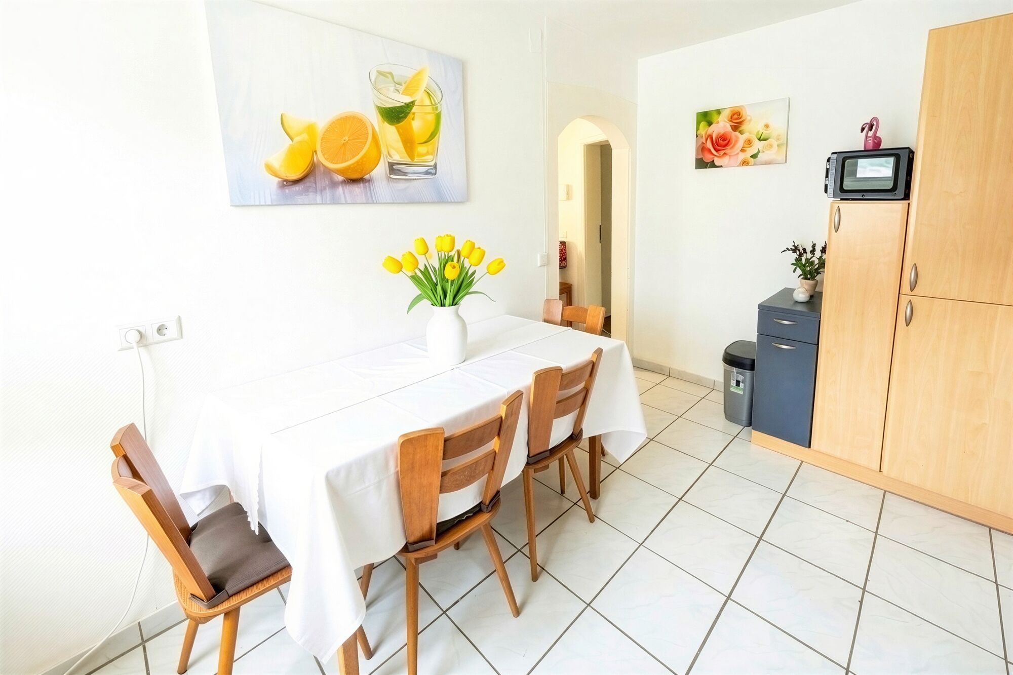 Küche voll ausgestattet