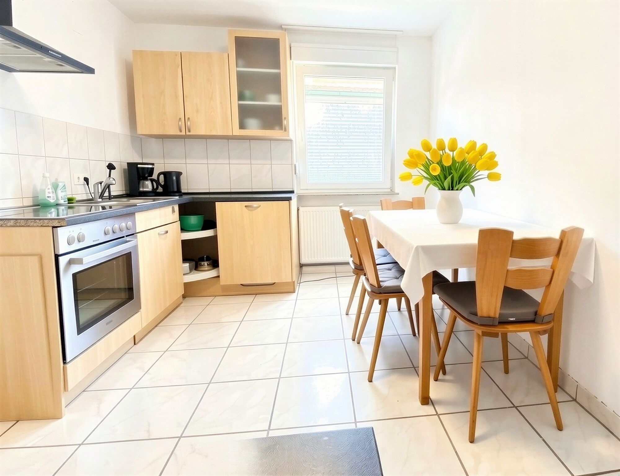 Küche voll ausgestattet