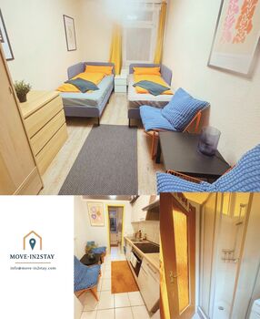 StayInn Merseburg -3 Zimmer, 6Betten Küche und Duschbad Bild 3