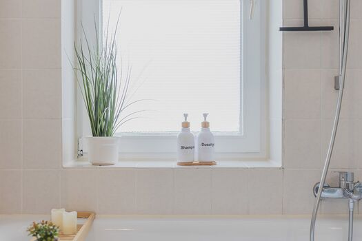 Shampoo und Duschgel gibt es während Ihres Aufenthaltes gratis