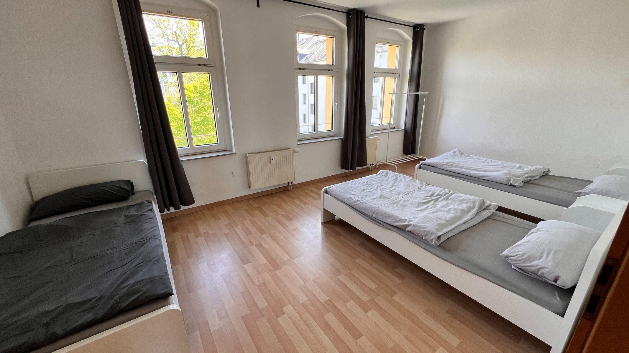 3- Raum Wohnung mit 7 Einzelbetten