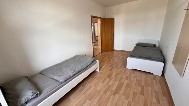 3- Raum Wohnung mit 7 Einzelbetten