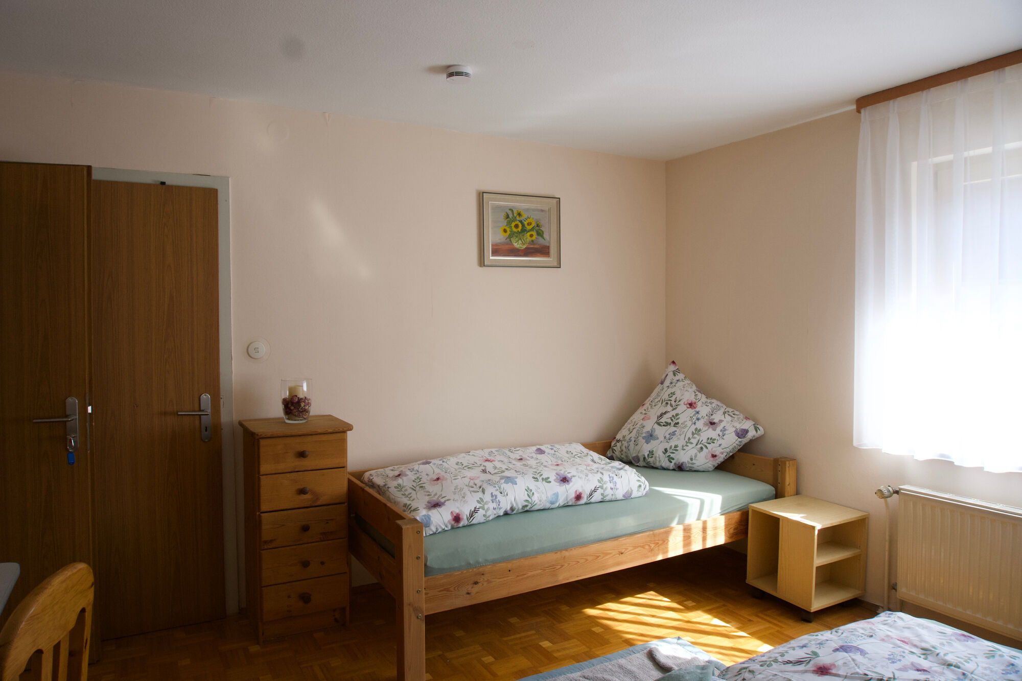 Zimmer 3 - Dreibettzimmer mit Doppel und Einzelbett
