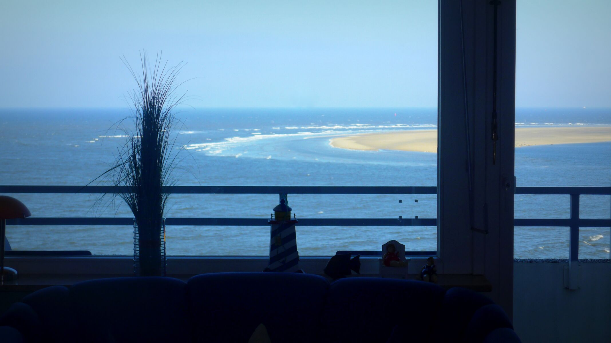 Blick vom Balkon