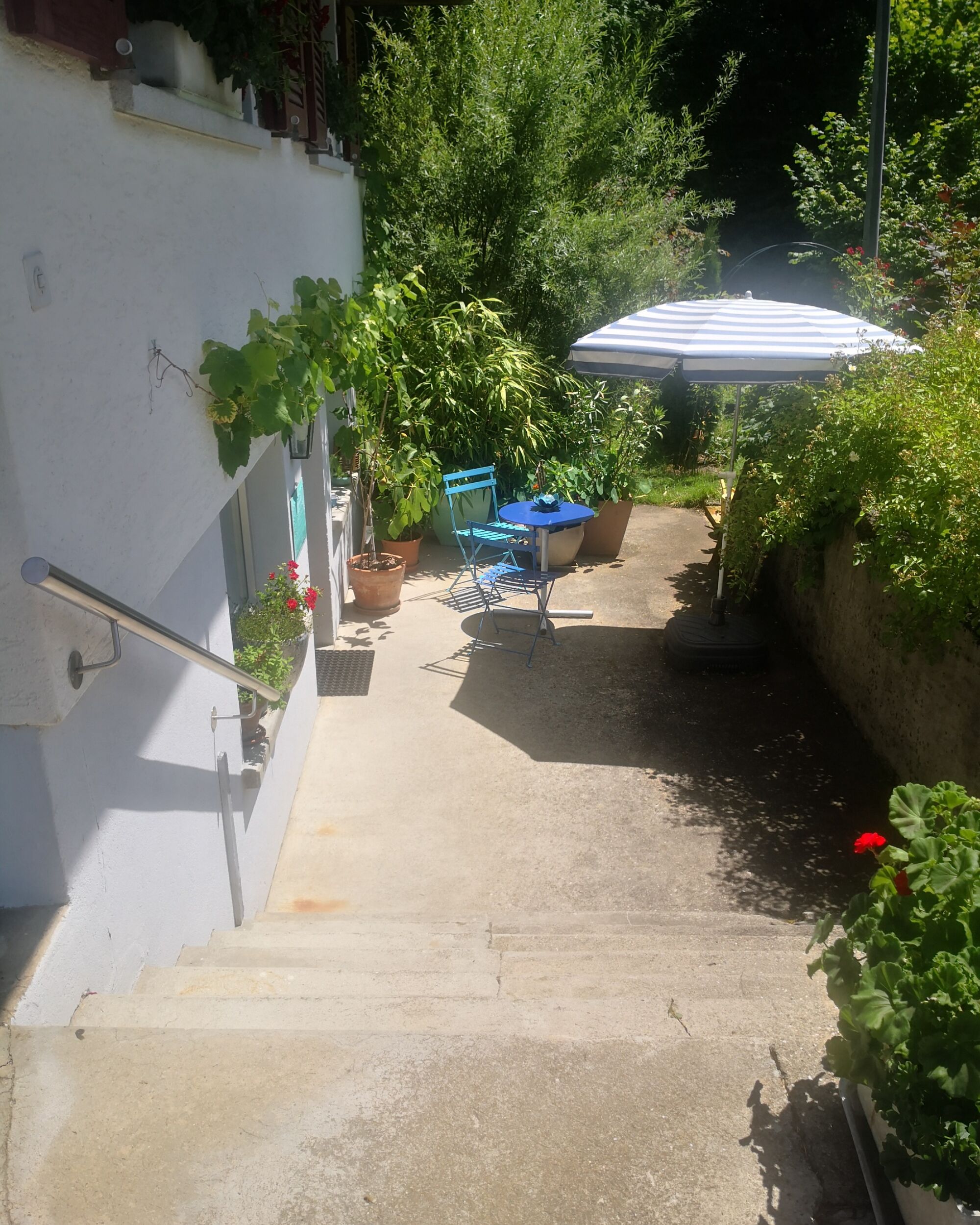 Vorplatz und Eingang