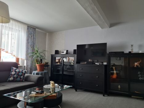 Wohnraum mit Schlafsofa erstes Obergeschoss