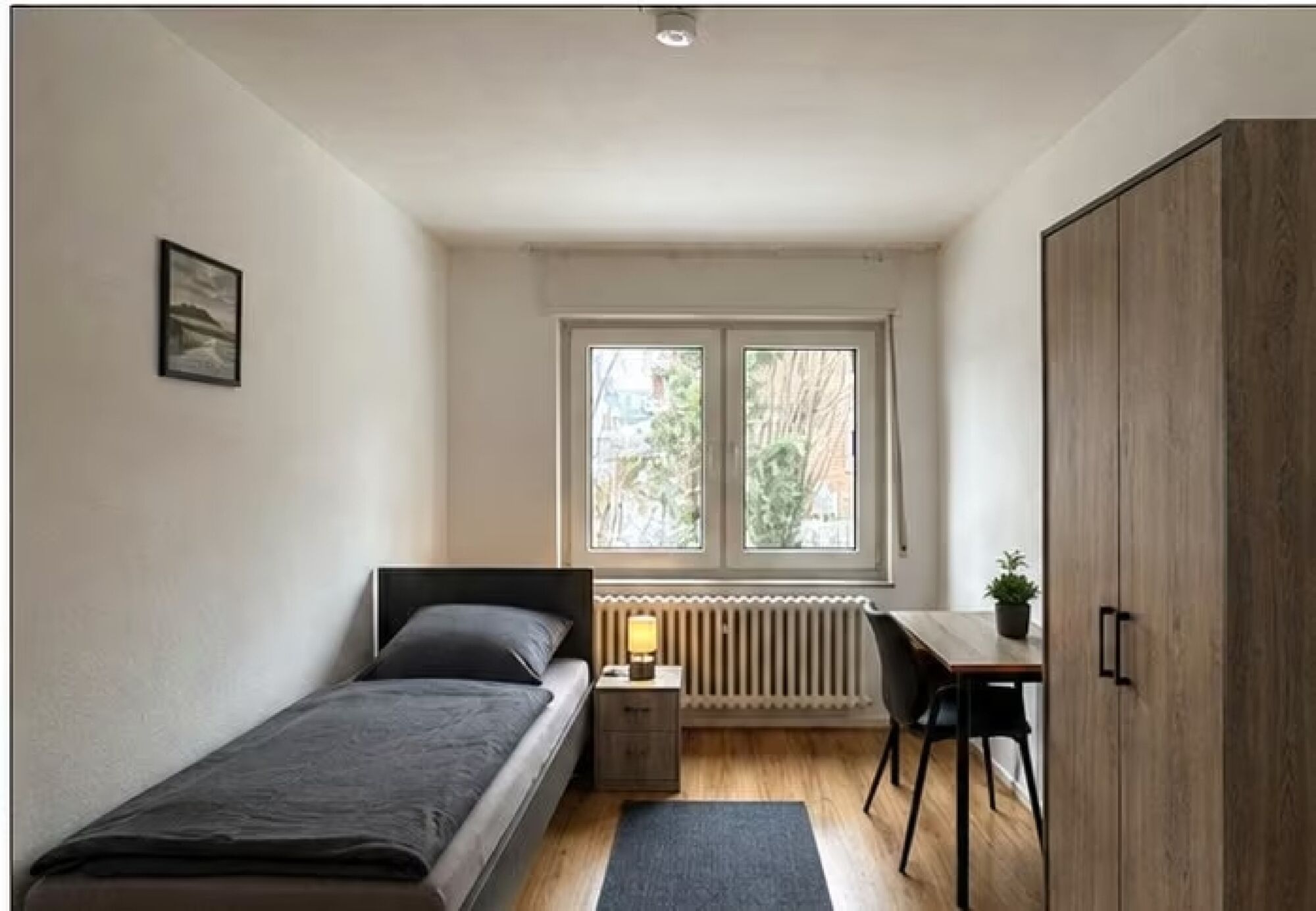 1. Schlafzimmer als Einzel- oder Doppelzimmer